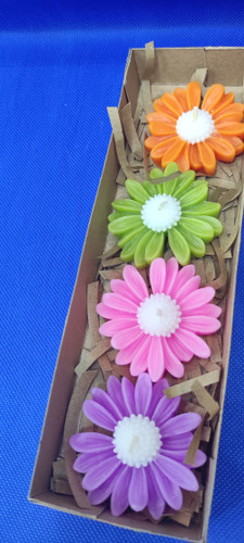 شمع بسته ای طرح بابونه