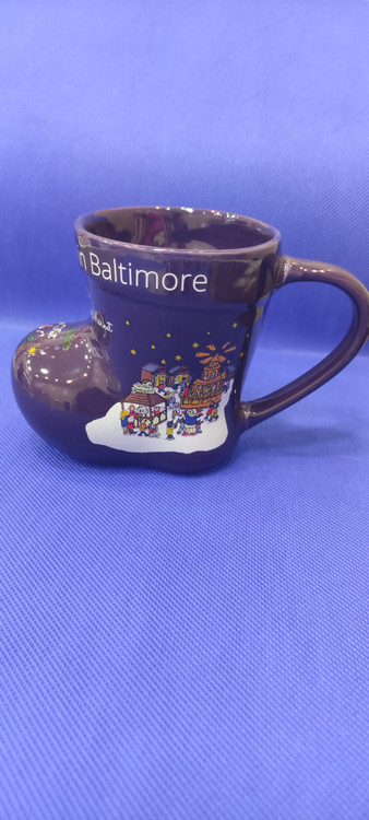 ماگ سرامیکی چکمه ای طرح کریسمس