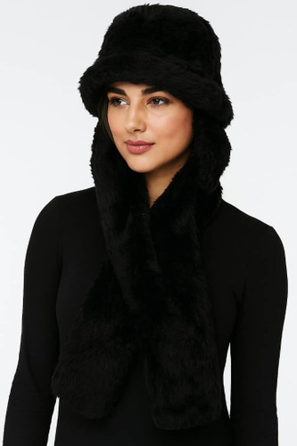 ست کلاه شهرزادی و شال خزدار