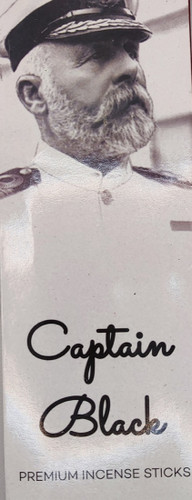 عود شاخه ای هندی یولاس با عطر مشهور کاپیتان بلک بسته ده عددی