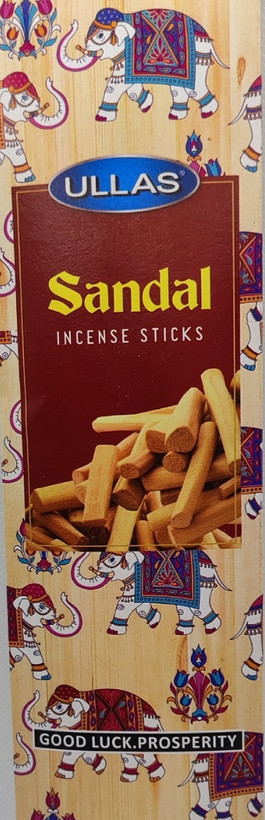 عود شاخه ای هندی یولاس با عطر مشهور Sandal بسته پانزده عددی