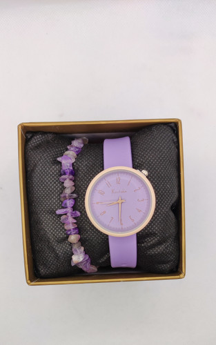 ست ساعت و دستبند سنگی ویژه بانوان