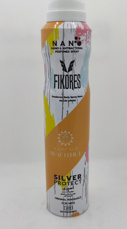 اسپری بدن فیکورس با عطر Beach Hut حجم ۲۰۰ میلی لیتر و ماندگاری بالا مناسب آقایان