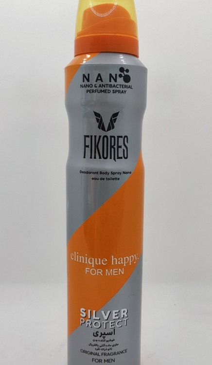 اسپری بدن فیکورس با عطر Clinique Happy حجم ۲۰۰ میلی لیتر و ماندگاری بالا مناسب آقایان