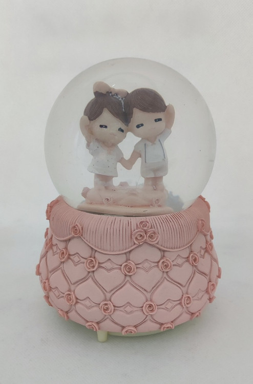 گوی موزیکال پمپاژی طرح دختر و پسر سایز ۱۰