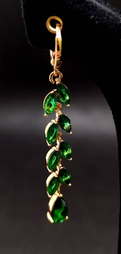 گوشواره آویز ژوپینگ نگین دار