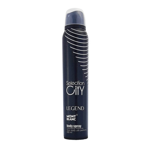 اسپری خوشبوکننده بدن سلکشن سیتی با عطر Mont Blanc Legend حجم ۲۰۰ میلی لیتر مناسب آقایان