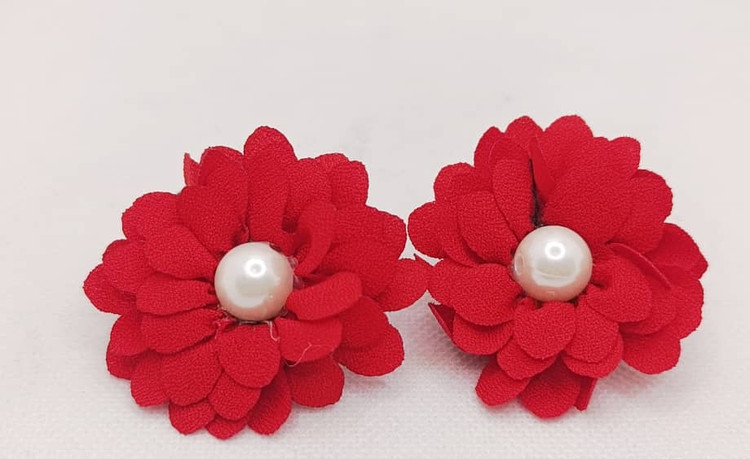 کش موی طرح گل مروارید دار برای شب یلدا