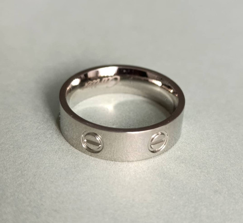 انگشتر رینگ نقره ای رنگ با رنگ ثابت