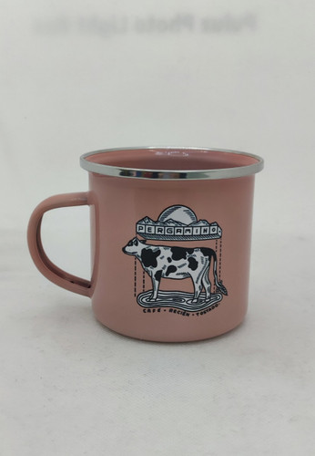 ماگ فلزی دسته دار طرح گاو pergamino