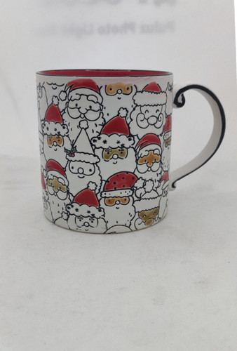 ماگ دسته دار سرامیکی سایز بزرگ طرح بابانوئل