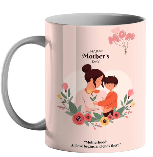 ماگ سرامیکی دسته دار طرح Happy Mothers day