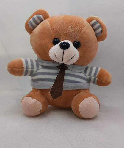 عروسک پولیشی خرس بامزه کراوات دار