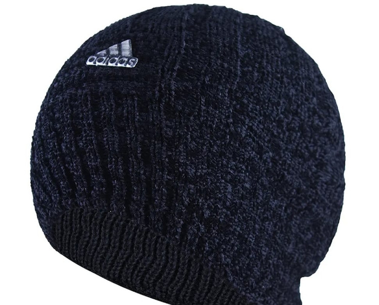 کلاه مردانه مخمل آدیداس تک رنگ مشکی