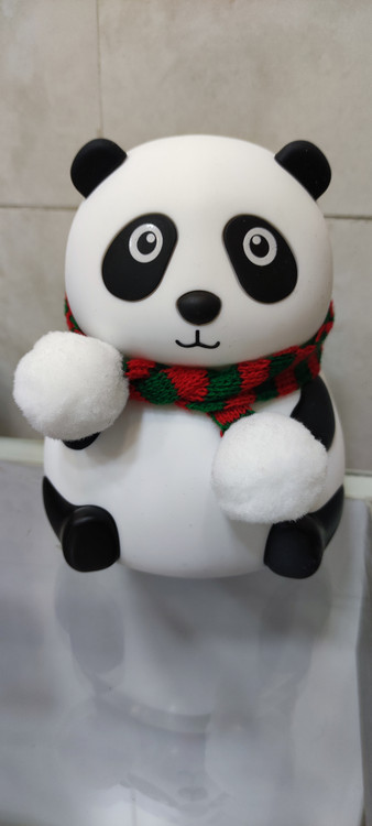 چراغ خواب فانتزی پاندا بامزه شال گردن دار با قابلیت شارژ و تغییر نور